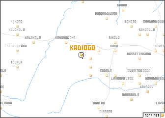 map of Kadiogo