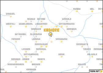 map of Kadioré