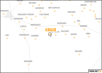 map of Kādio