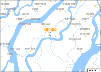 map of Kadipā