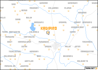 map of Kadipiro