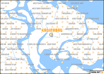 map of Kādirābād