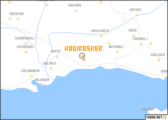 map of Kadirasker