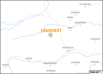 map of Kadirkent