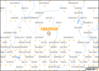 map of Kādirpur