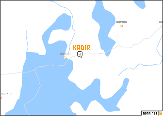 map of Kadir