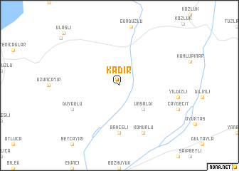 map of Kadir
