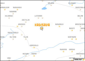 map of Kadišava
