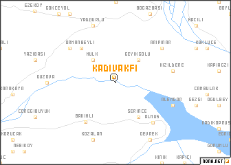 map of Kadıvakfı