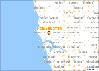 map of Kadiyawatta