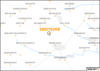 map of Kadiyevka