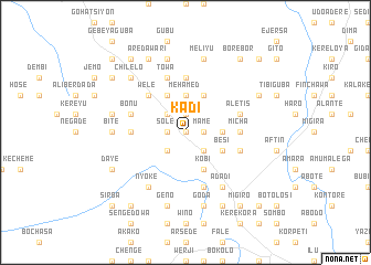 map of Kʼadī