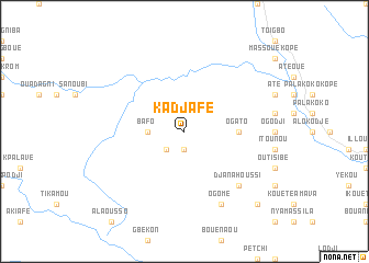 map of Kadjafé