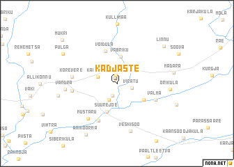 map of Kadjaste