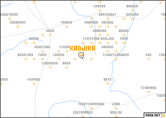 map of Kadjika