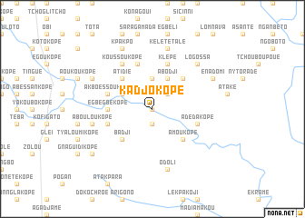 map of Kadjokopé