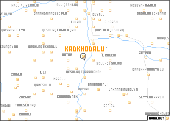 map of Kadkhodālū