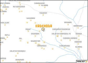 map of Kadkhodā