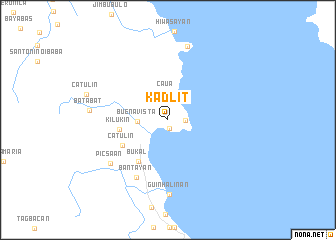 map of Kadlit