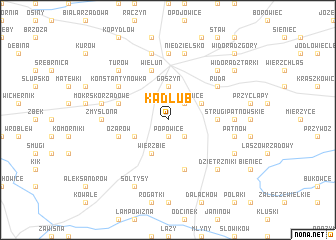map of Kadłub