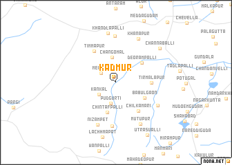 map of Kadmūr