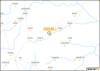 map of Kadoli