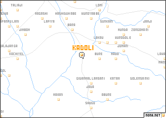 map of Kadoli