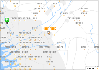 map of Kadoma