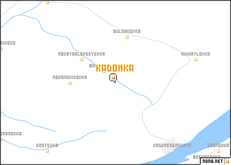 map of Kadomka