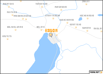 map of Kadom