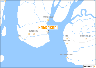 map of Kadônkani