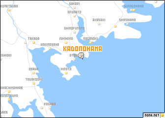 map of Kadonohama