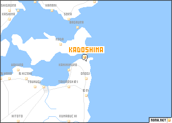 map of Kadoshima