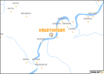 map of Kado-thingan