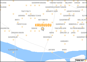 map of Kadoudou