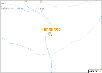 map of Kadoussa