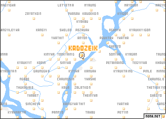 map of Kadozeik