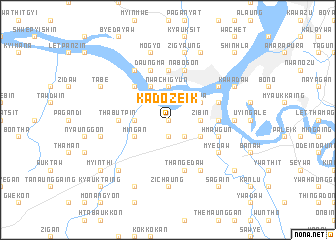 map of Kadozeik