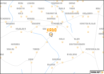 map of Kado