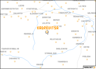 map of Kadrevitsa