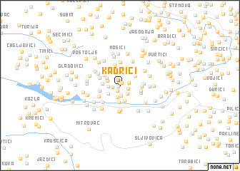 map of Kadrići