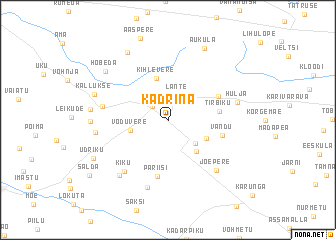 map of Kadrina