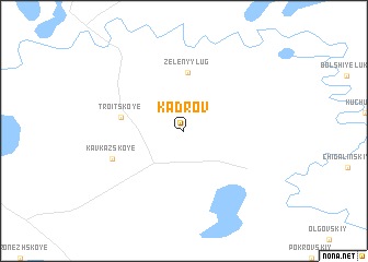 map of Kadrov