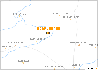 map of Kadryakovo