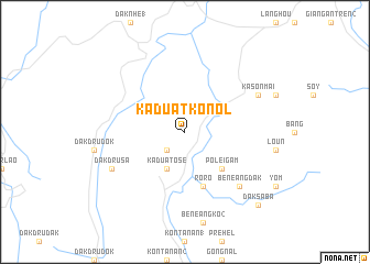 map of Kăduat Kơnol