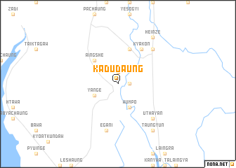 map of Kadudaung