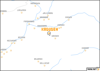 map of Kadū Deh