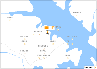 map of Kadue