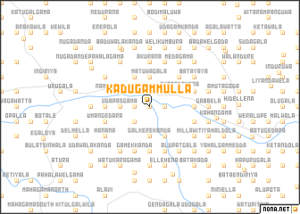 map of Kadugammulla