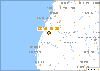 map of Kadujulang